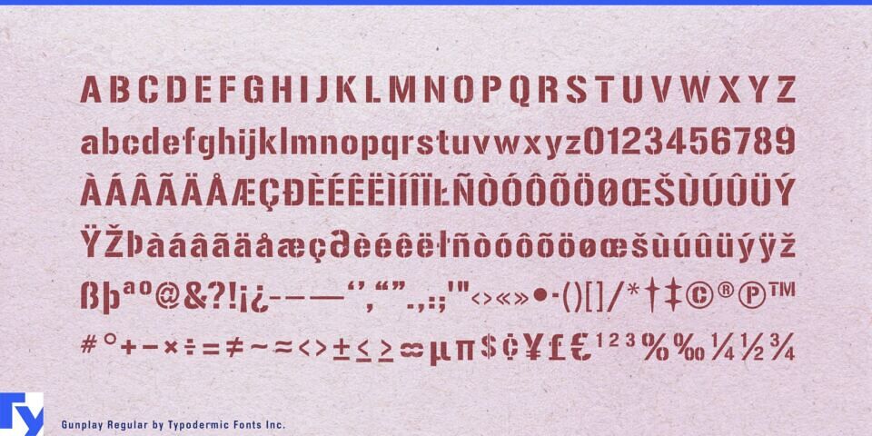 Gunplay Font