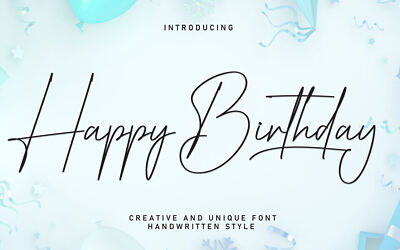 Happy Birthday Font (1)