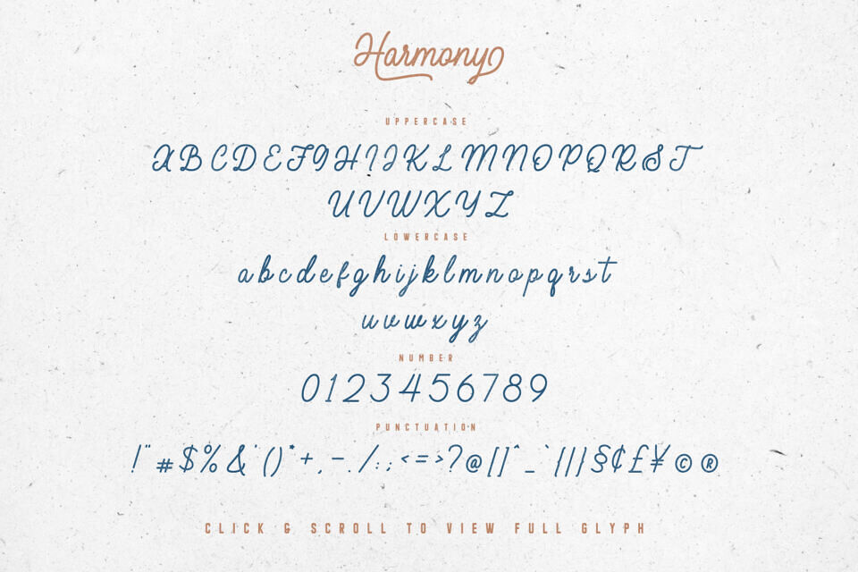 Harmony Font
