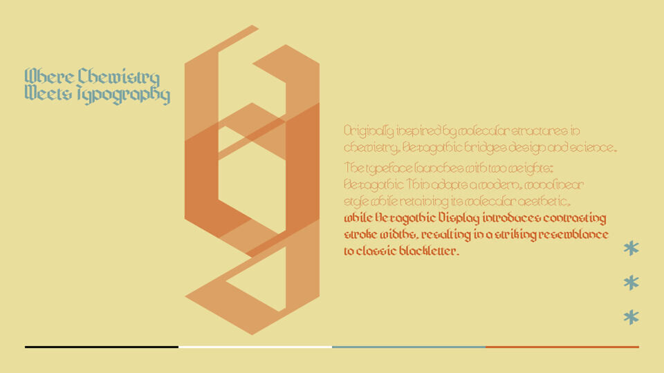 Hexagothic Font