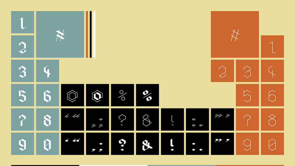 Hexagothic Font