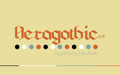 Hexagothic Font