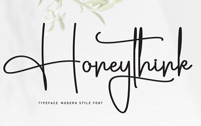 Honeythink Font (7)