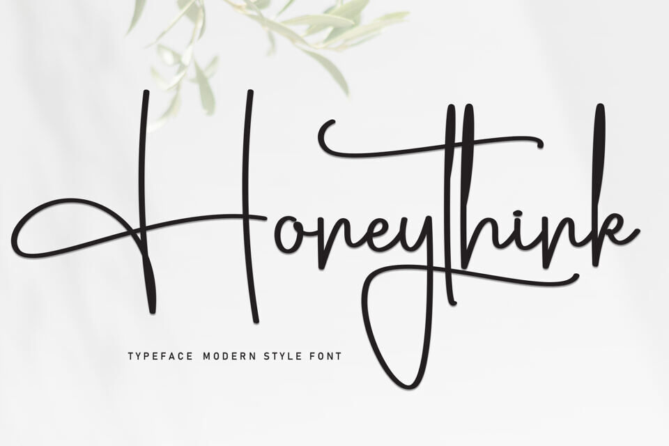 Honeythink Font