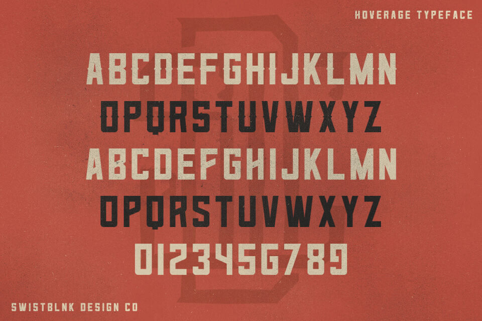 Hoverage Font