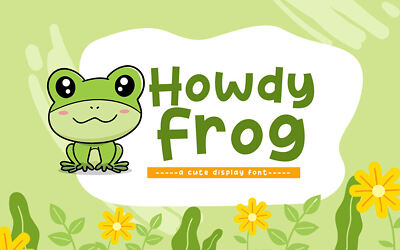 Howdy Frog Font