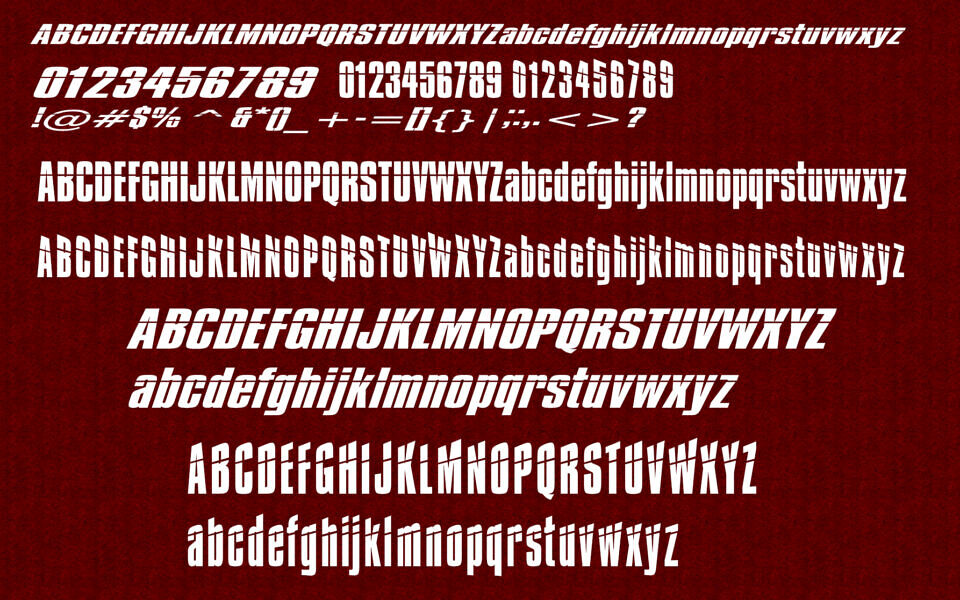 Impossible Font