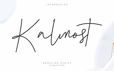 Kalmost Font (5)