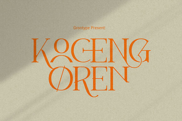 Koceng Oren Font