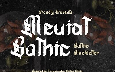 Meviat Gothic Font