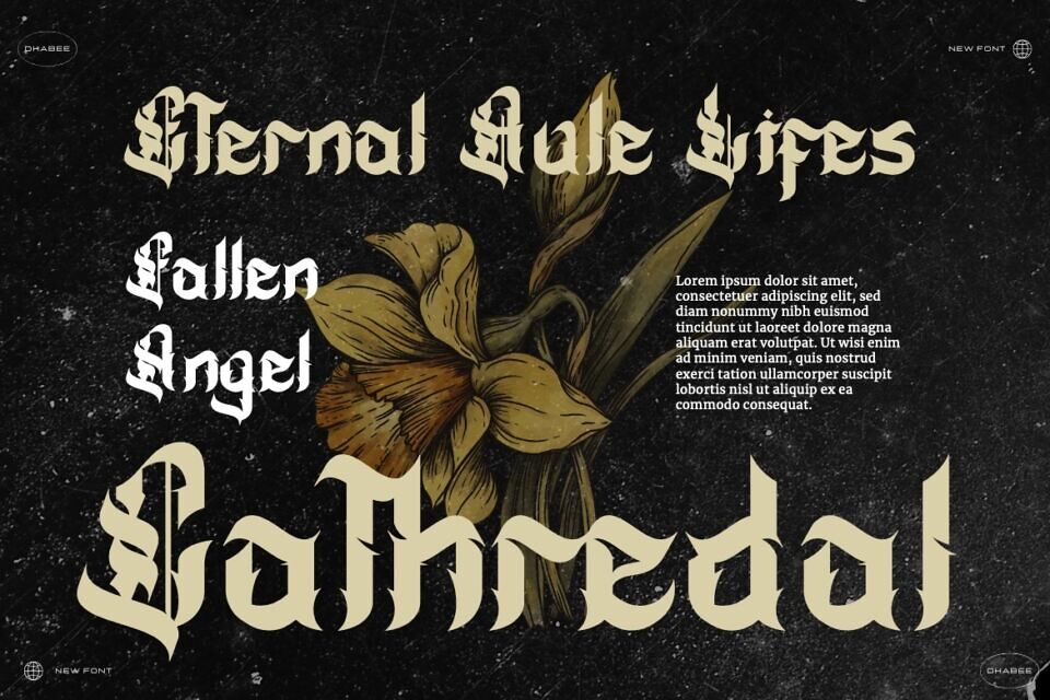 Meviat Gothic Font