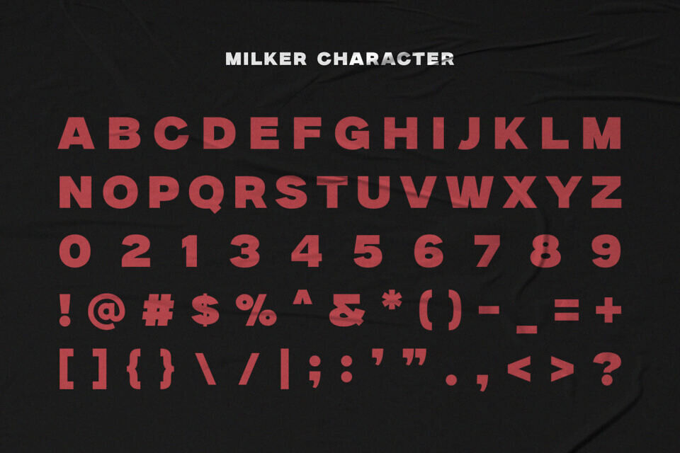 Milker Font