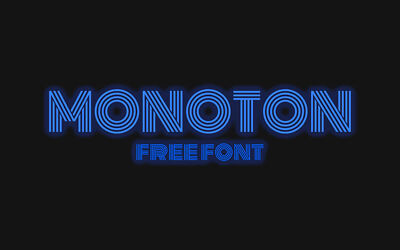 Monoton Font