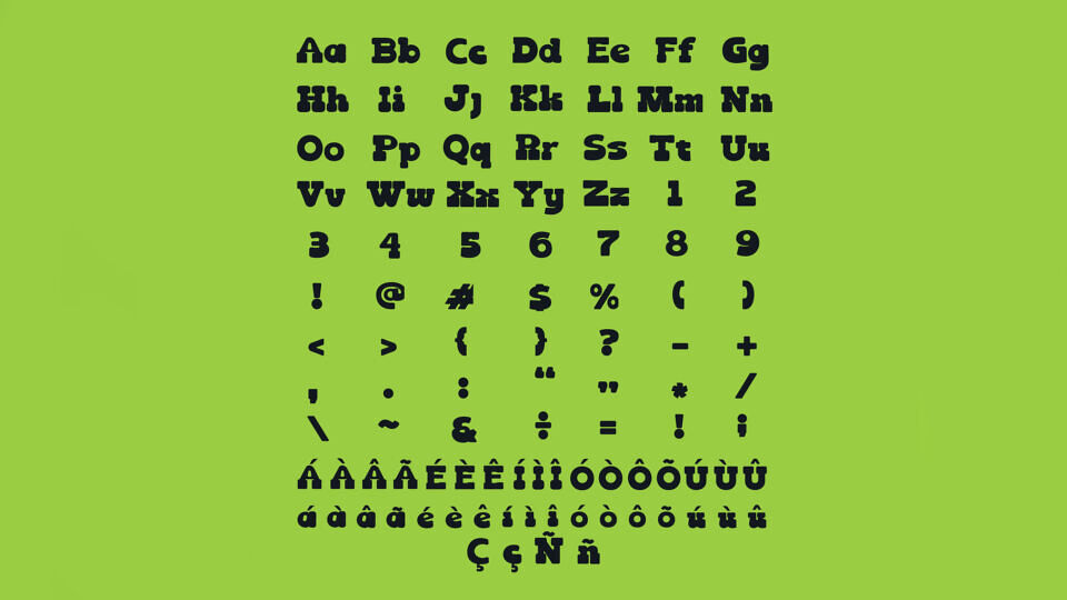 Nabby Slab Font