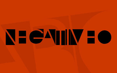 NegativeO Font