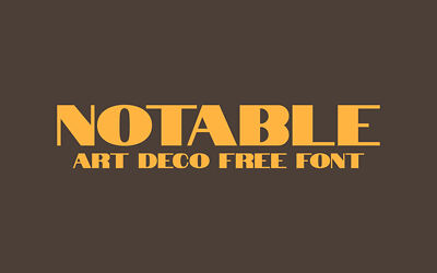 Notable Font