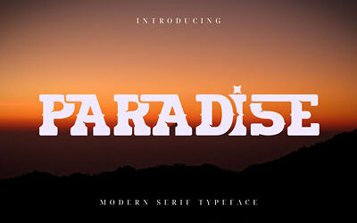 PARADISE FONT (1)