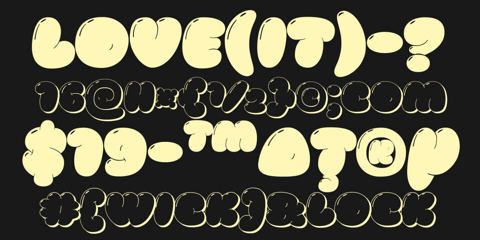 Pluffy Loon Font