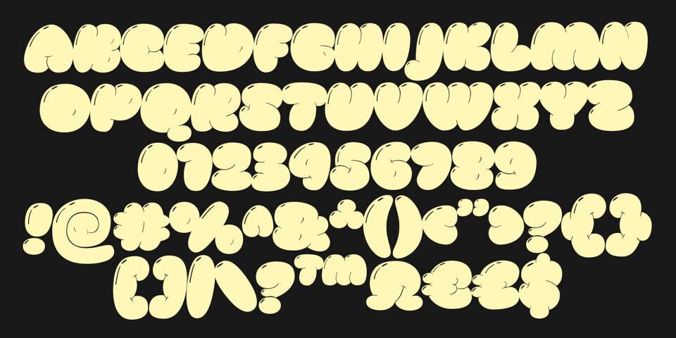 Pluffy Loon Font