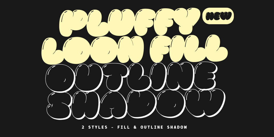 Pluffy Loon Font