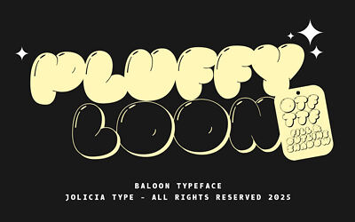 Pluffy Loon Font
