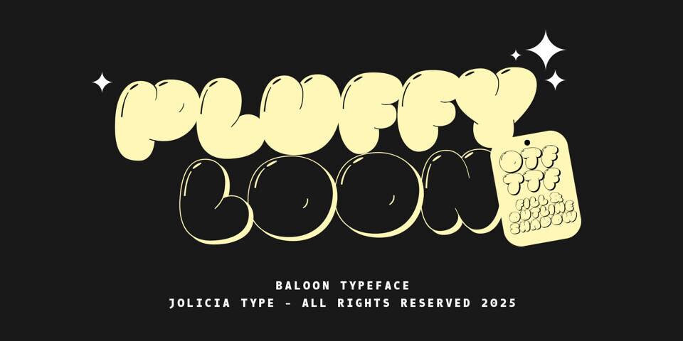 Pluffy Loon Font