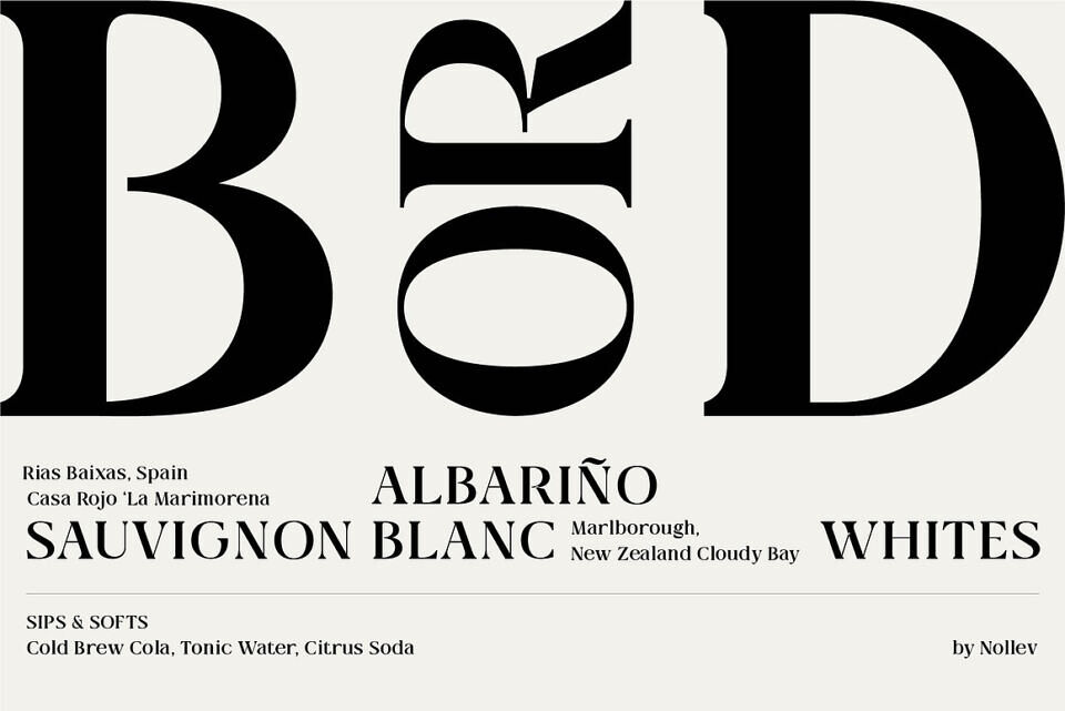 Qlaxe Serif Font