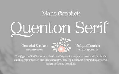 Quenton Serif Font (5)