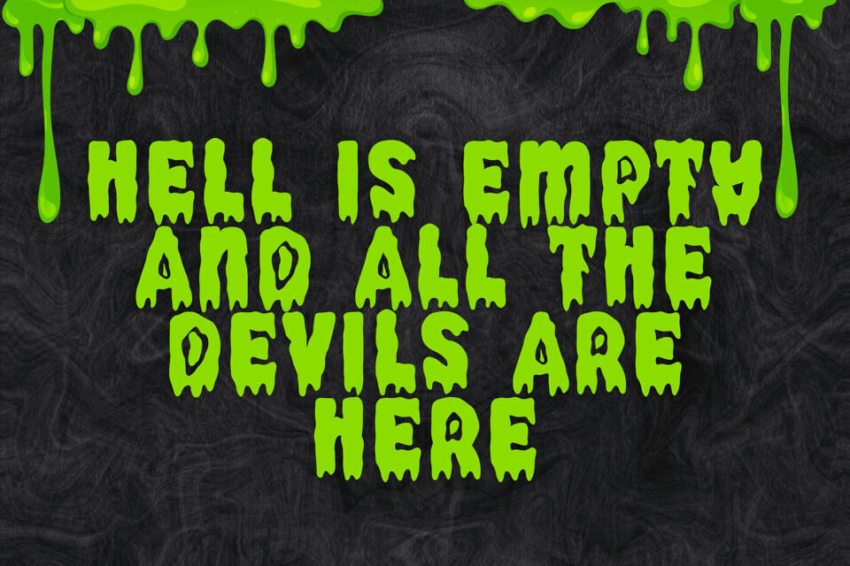Quirky Melted Font