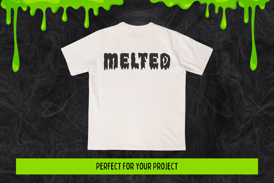 Quirky Melted Font