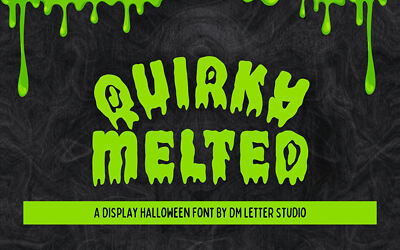 Quirky Melted Font