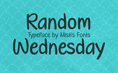 Random Wednesday Font (3)