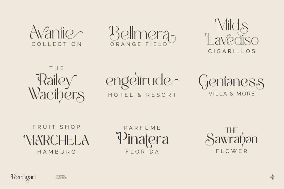 Rechgart Font