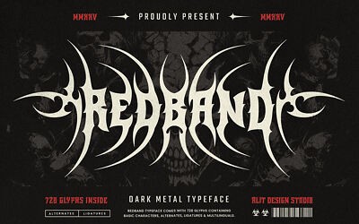 Redband Font (10)