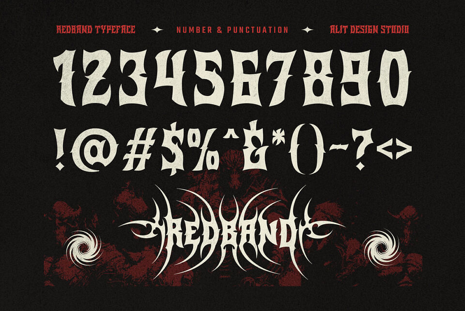 Redband Font