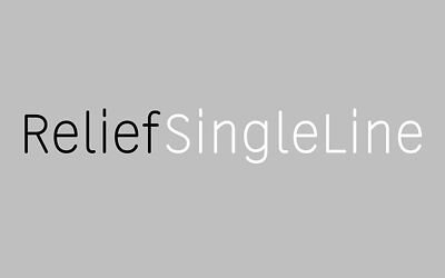 Relief SingleLine Font (3)
