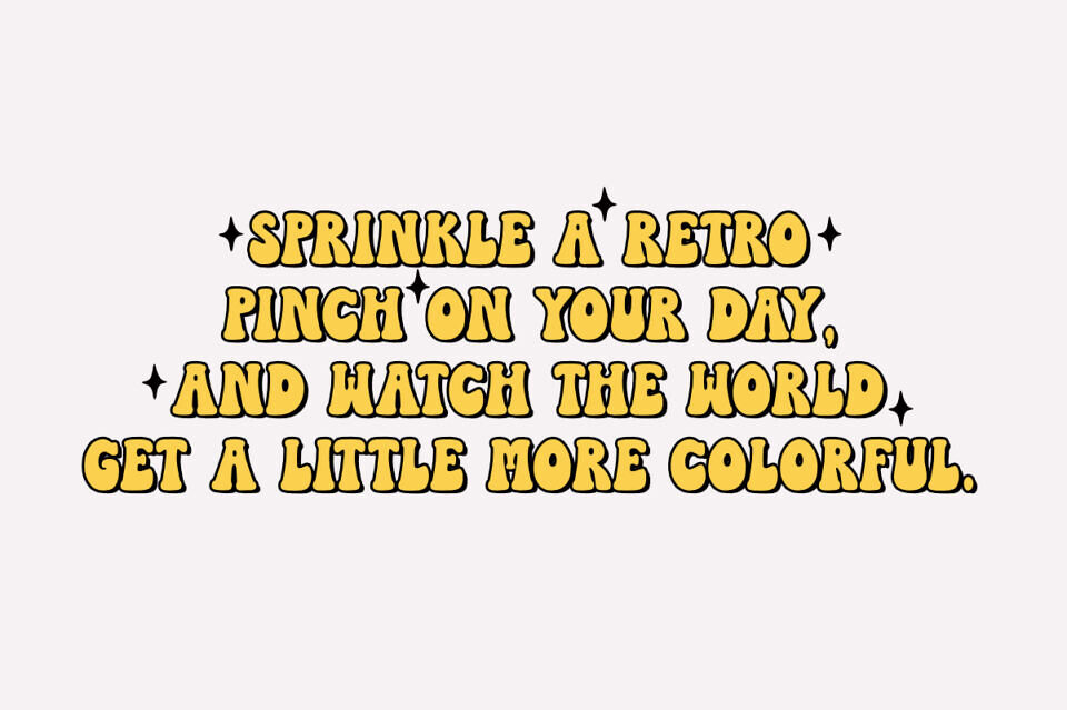 Retro Pinch Font