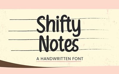 Shifty Notes Font