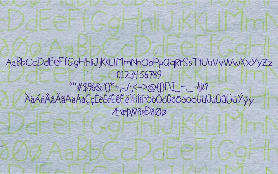 SketchBook Notes Font