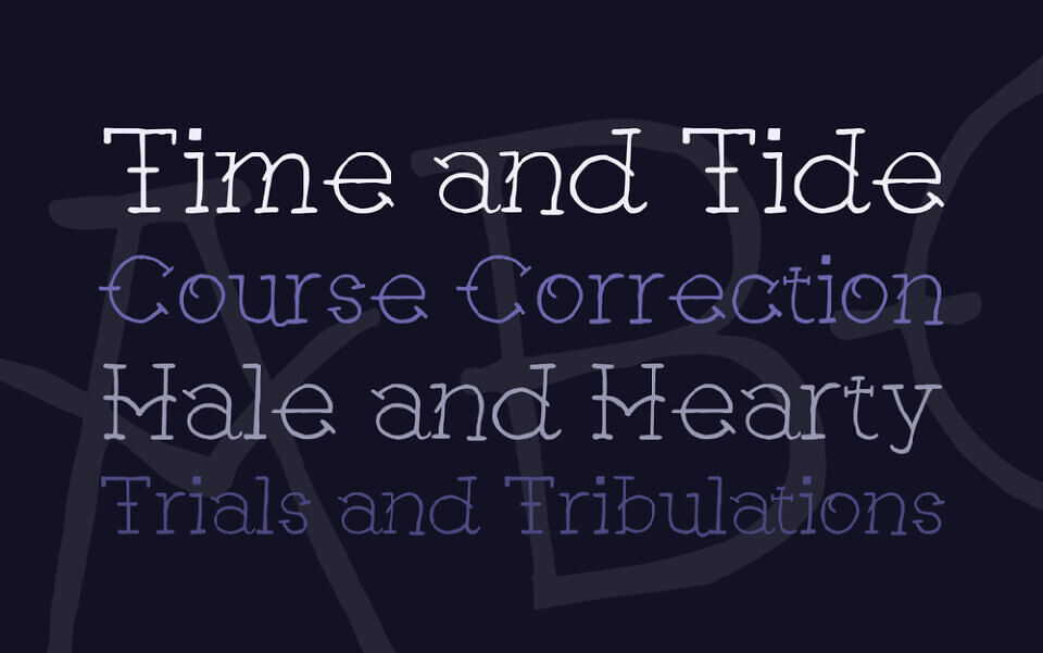 Tattoo GirlFW Font