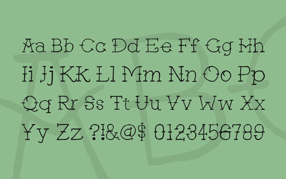 Tattoo GirlFW Font