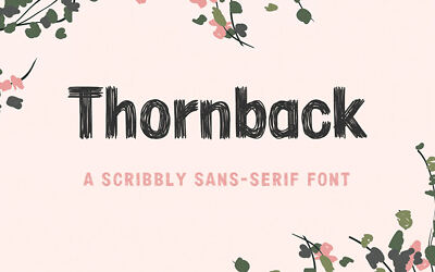 Thornback Font (3)