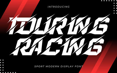 Touring Racing Font