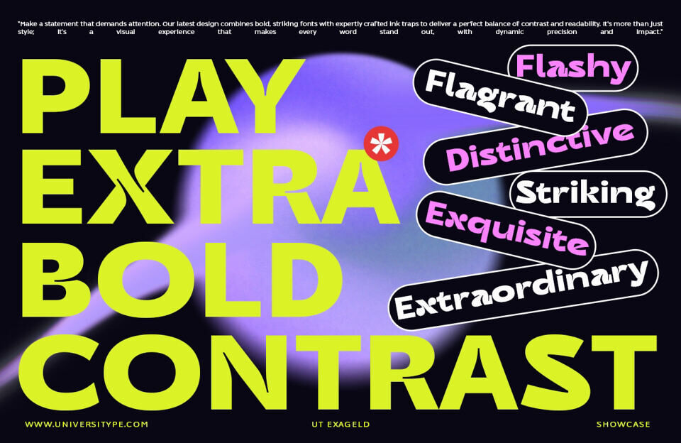 UT Exageld Font