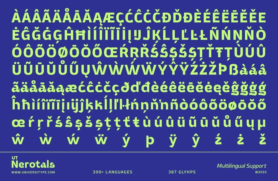 UT Nerotals Font