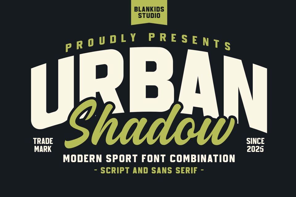 Urban Shadow Font