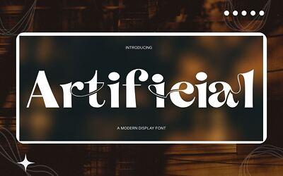 Artificial font