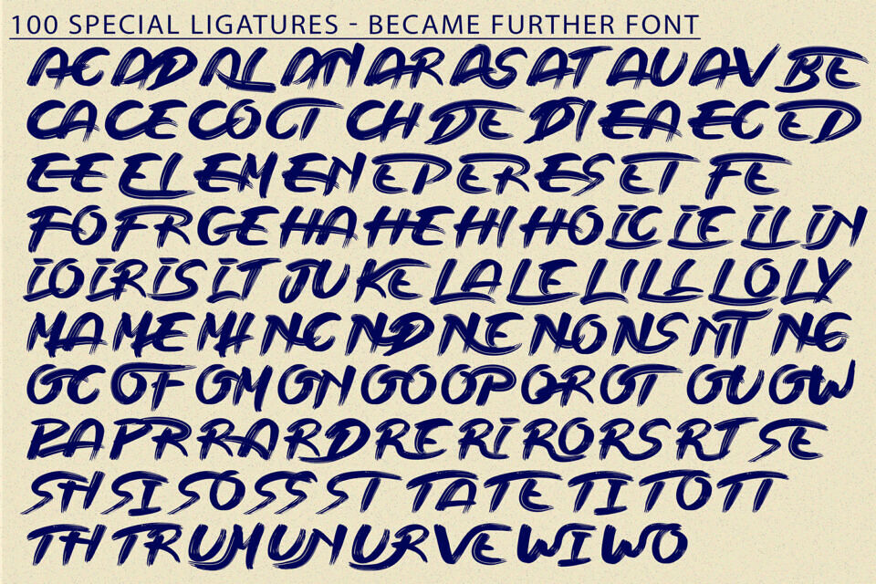 Became Further Font