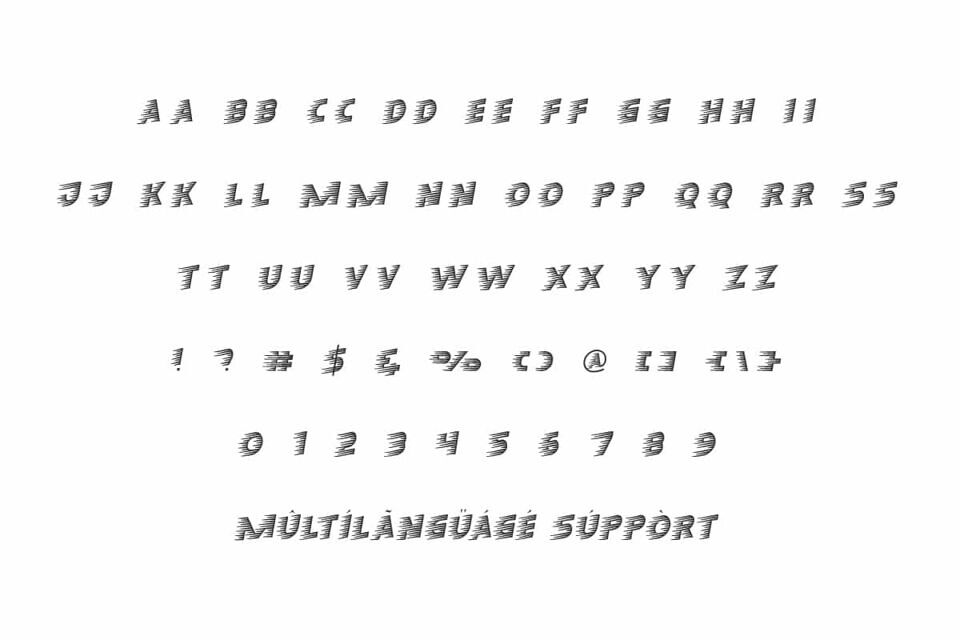 Wind Race Font