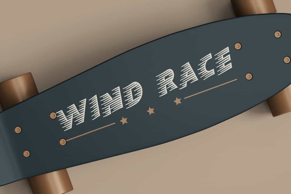 Wind Race Font